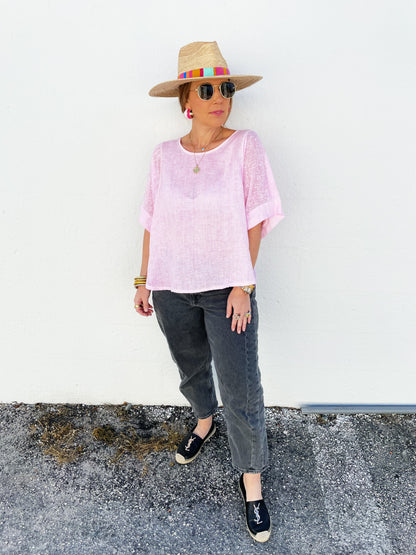 Veronica Top Pink