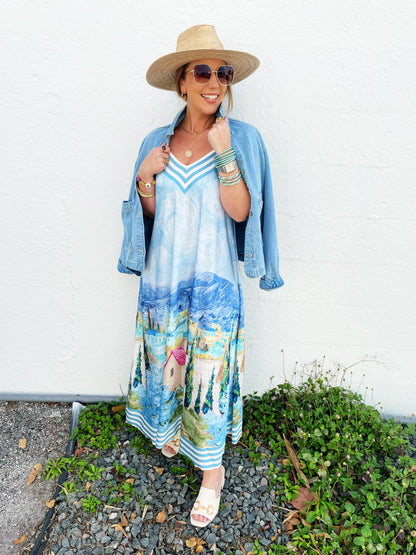 Michelle Dress in Blue