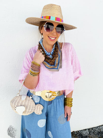 Veronica Top Pink