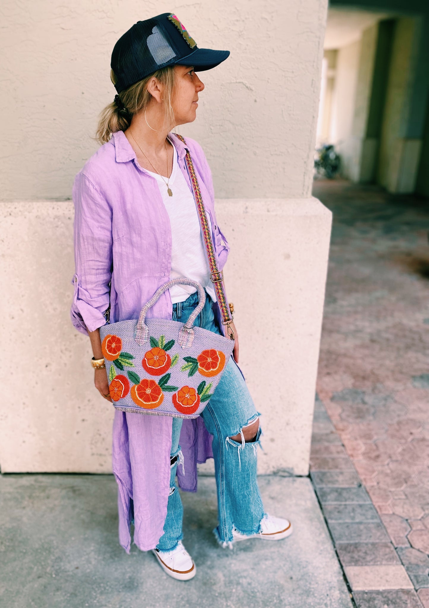 Florida Lavendar Handbag