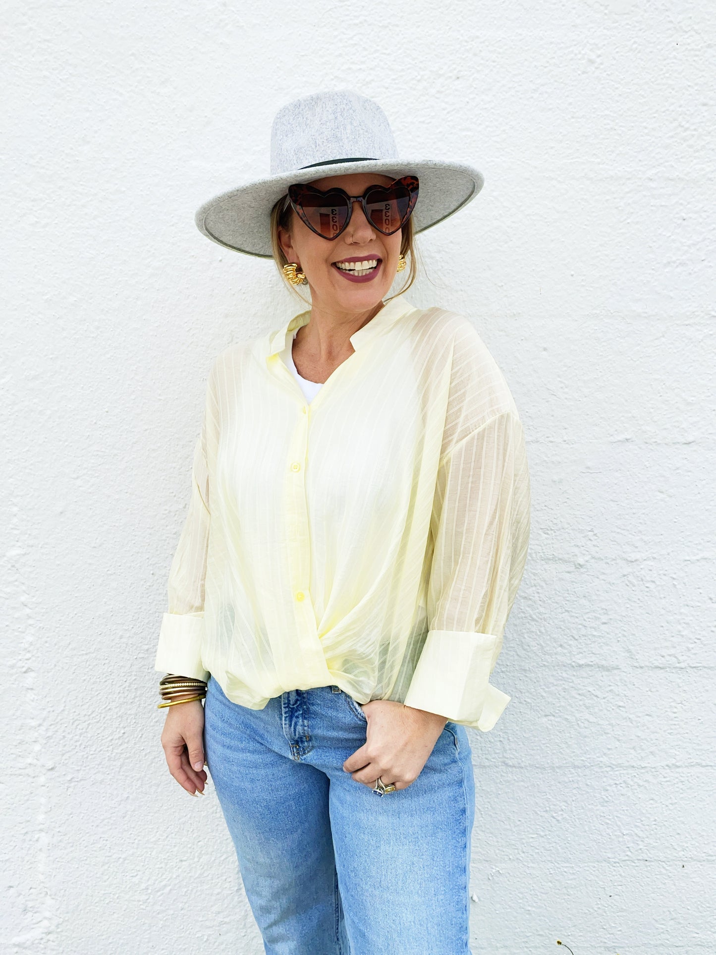 Suzanne Top in Yellow
