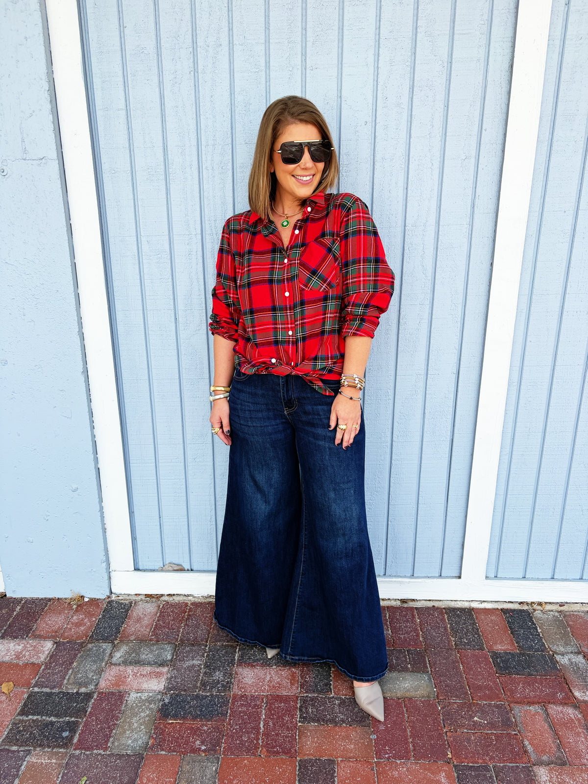 Mommy & Me Flannels with BLING