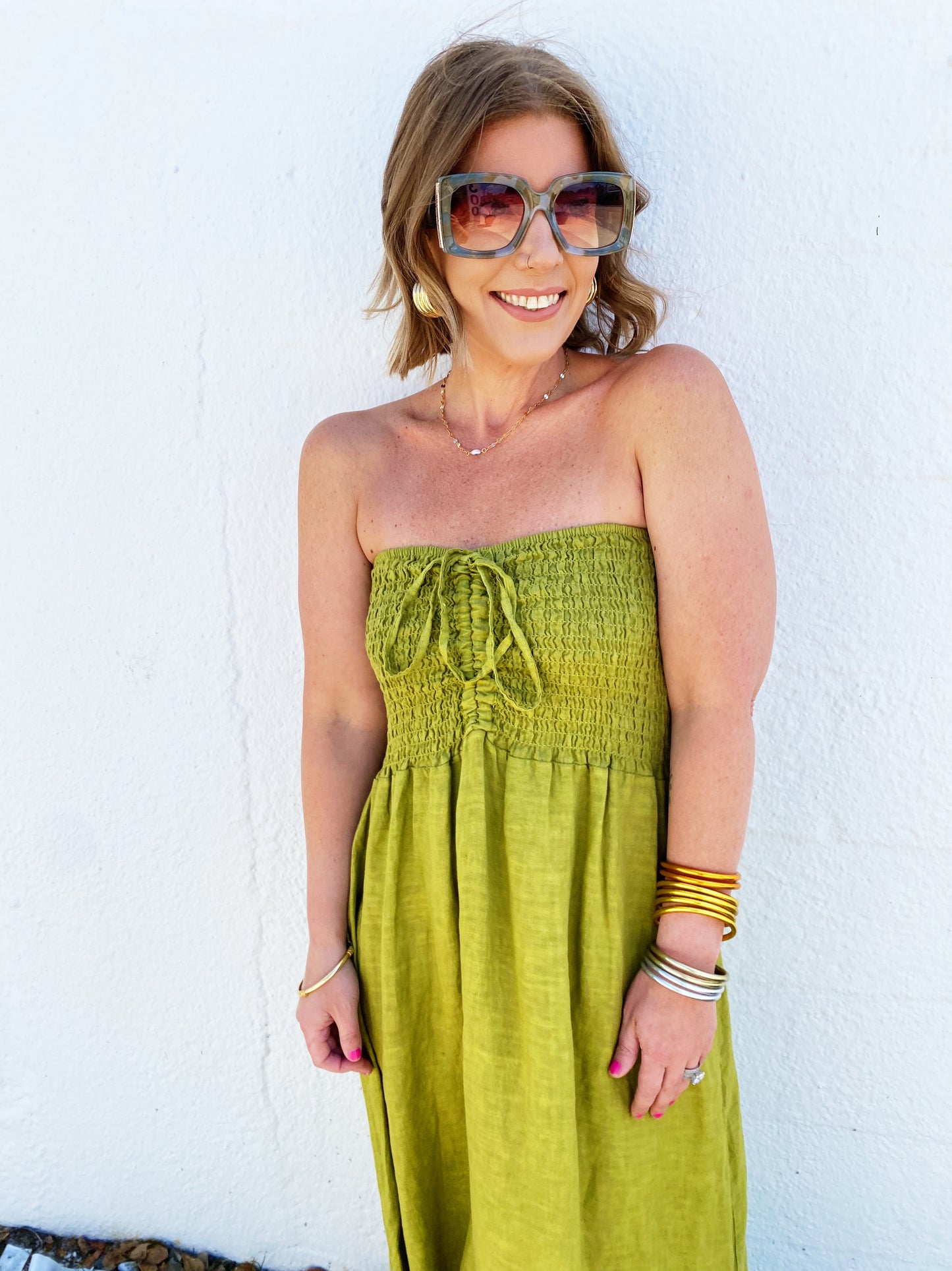 Isabella  Dress in Solid Color