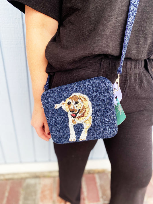 Custom Beaded Pet Bag