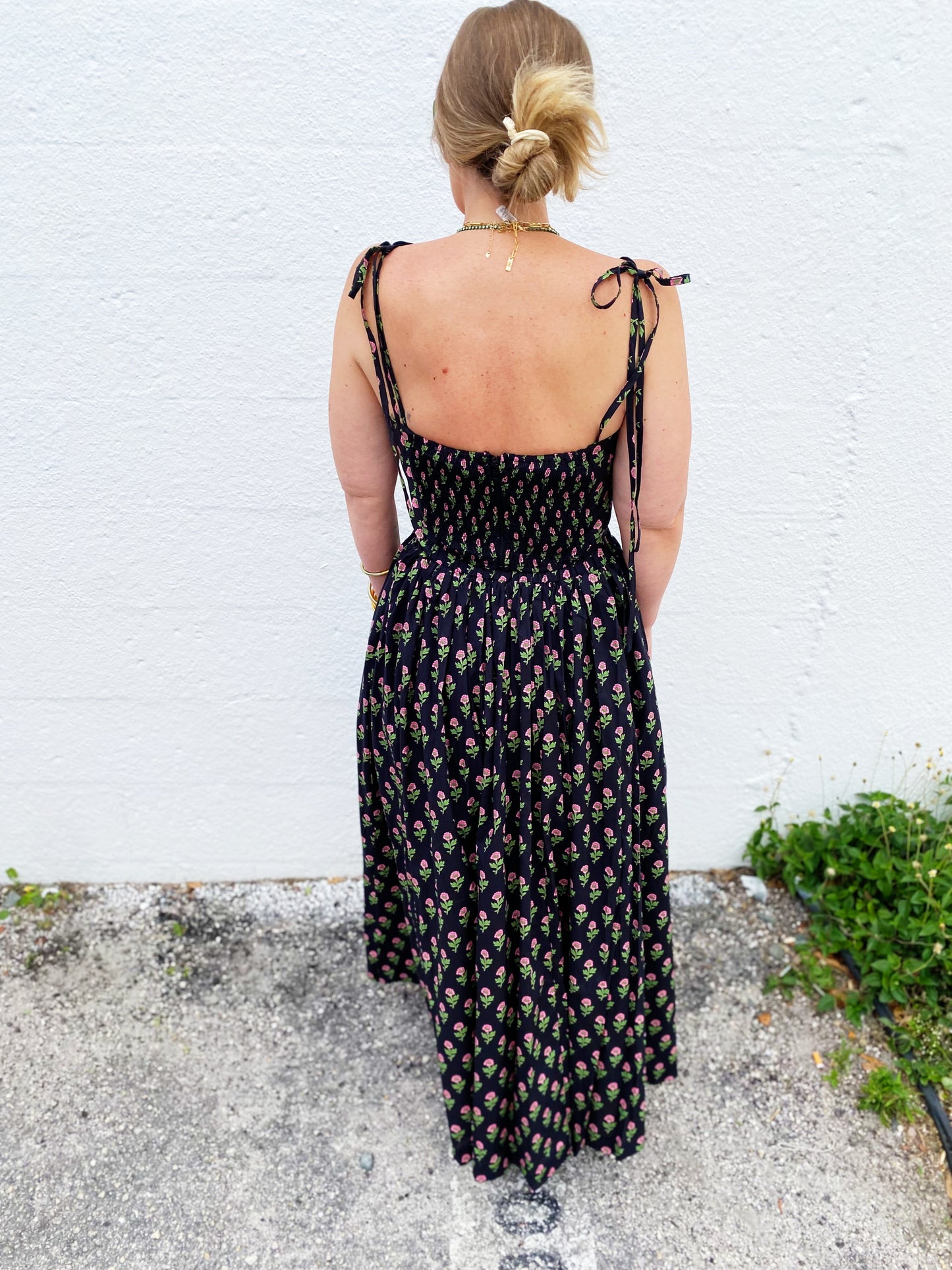 Floral Crop Top and Skirt Set Medium