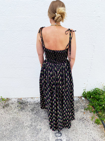 Floral Crop Top and Skirt Set Medium