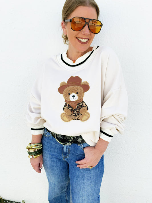 Teddy Sweatshirt( 2 colors )