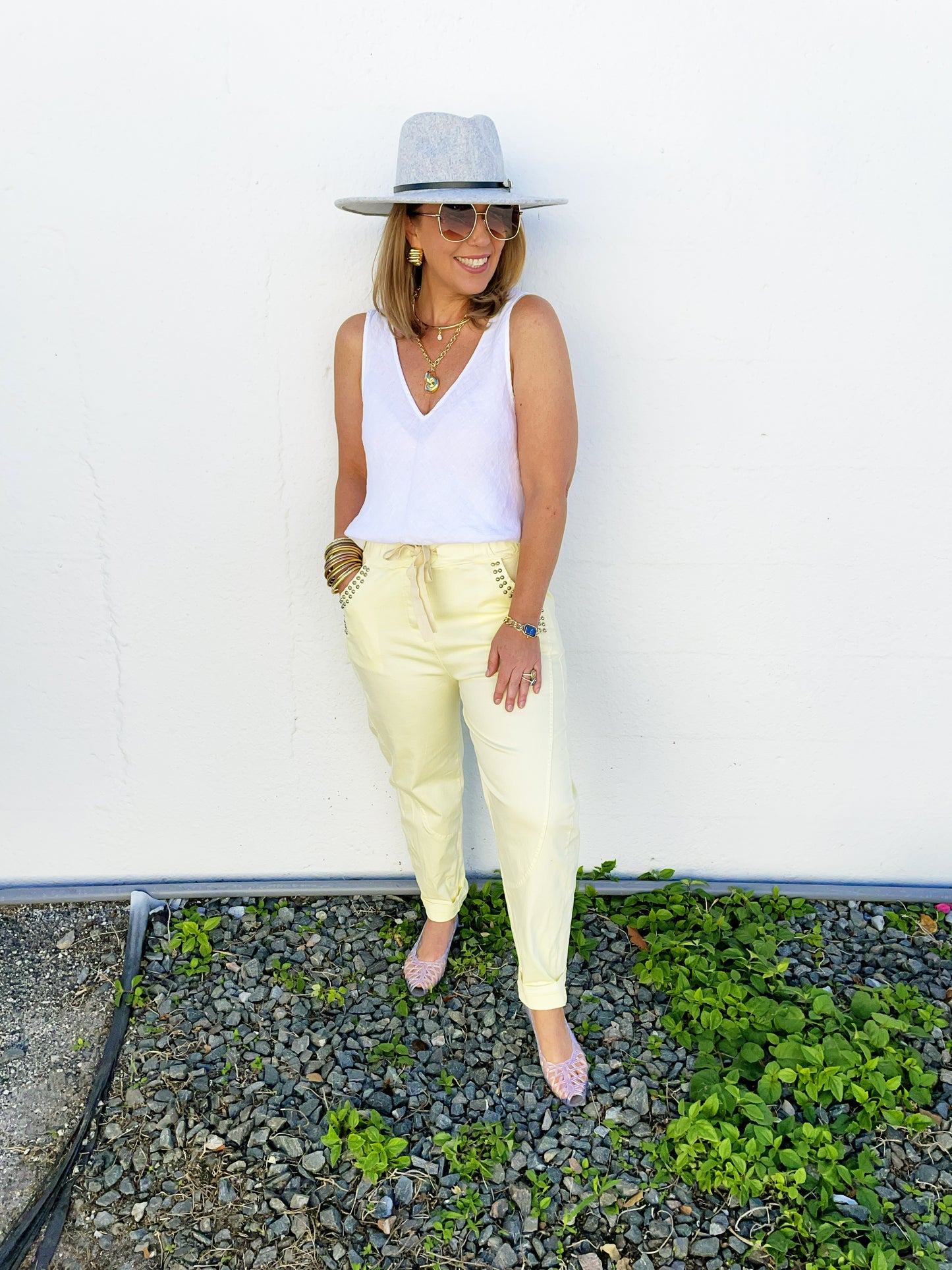 Ellie Top in White