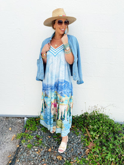 Michelle Dress in Blue