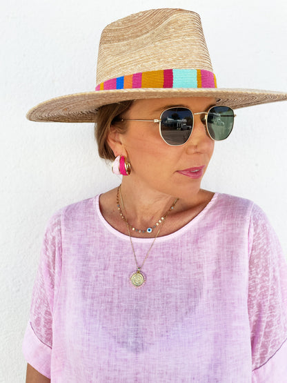 Santonio Earrings in pink