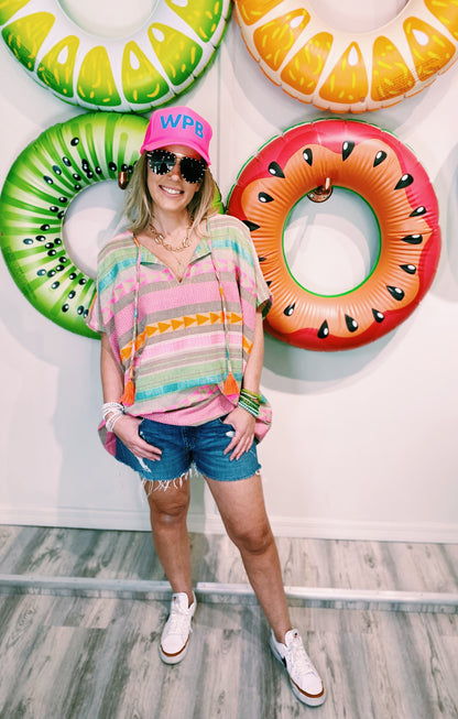 Rebecca Oversized  Top *final sale