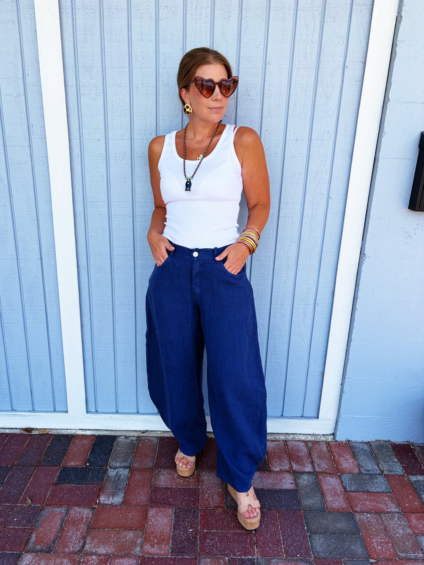 Balloon Linen Pants (4 colors)