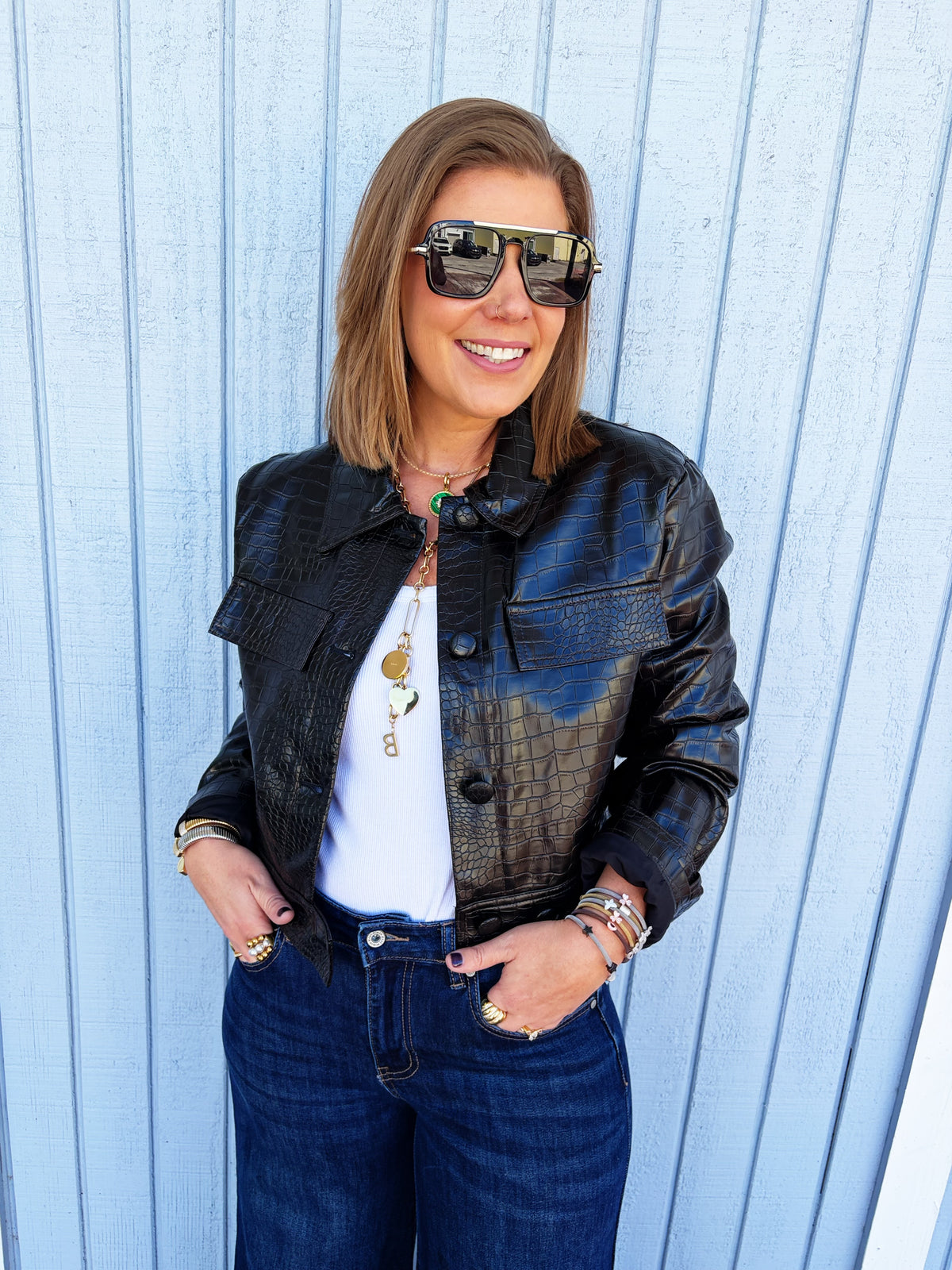 Croc Vegan Jacket
