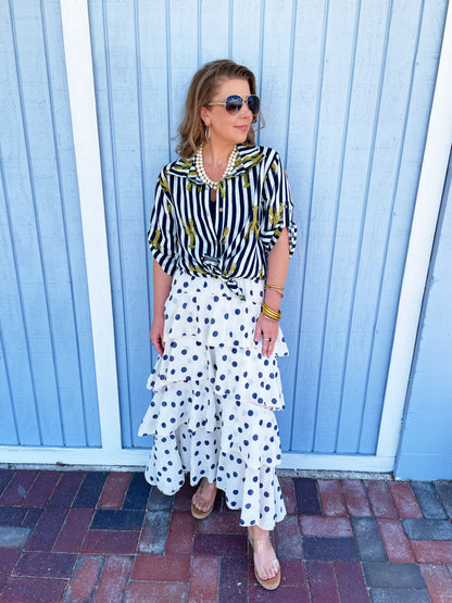 Lobster Navy Top