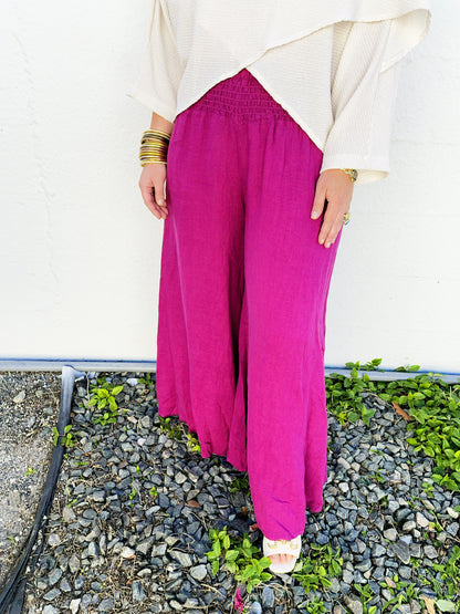 Maggie Pant in Magenta