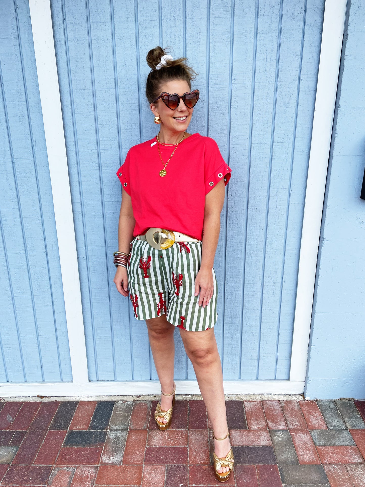 Lobster Green Short
