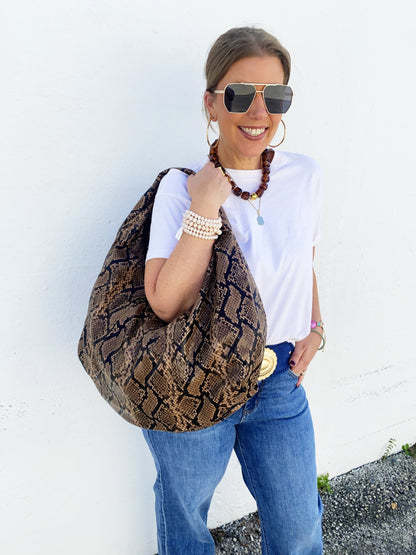 Loren Python in Brown