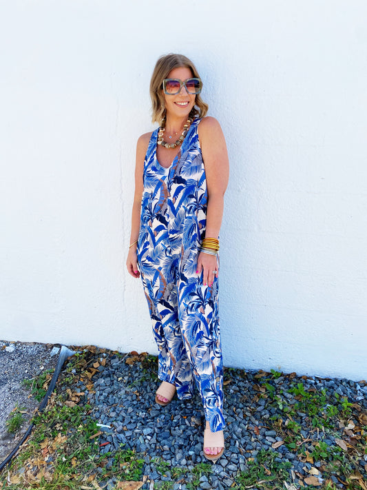 Penny Jumpsuit Blue