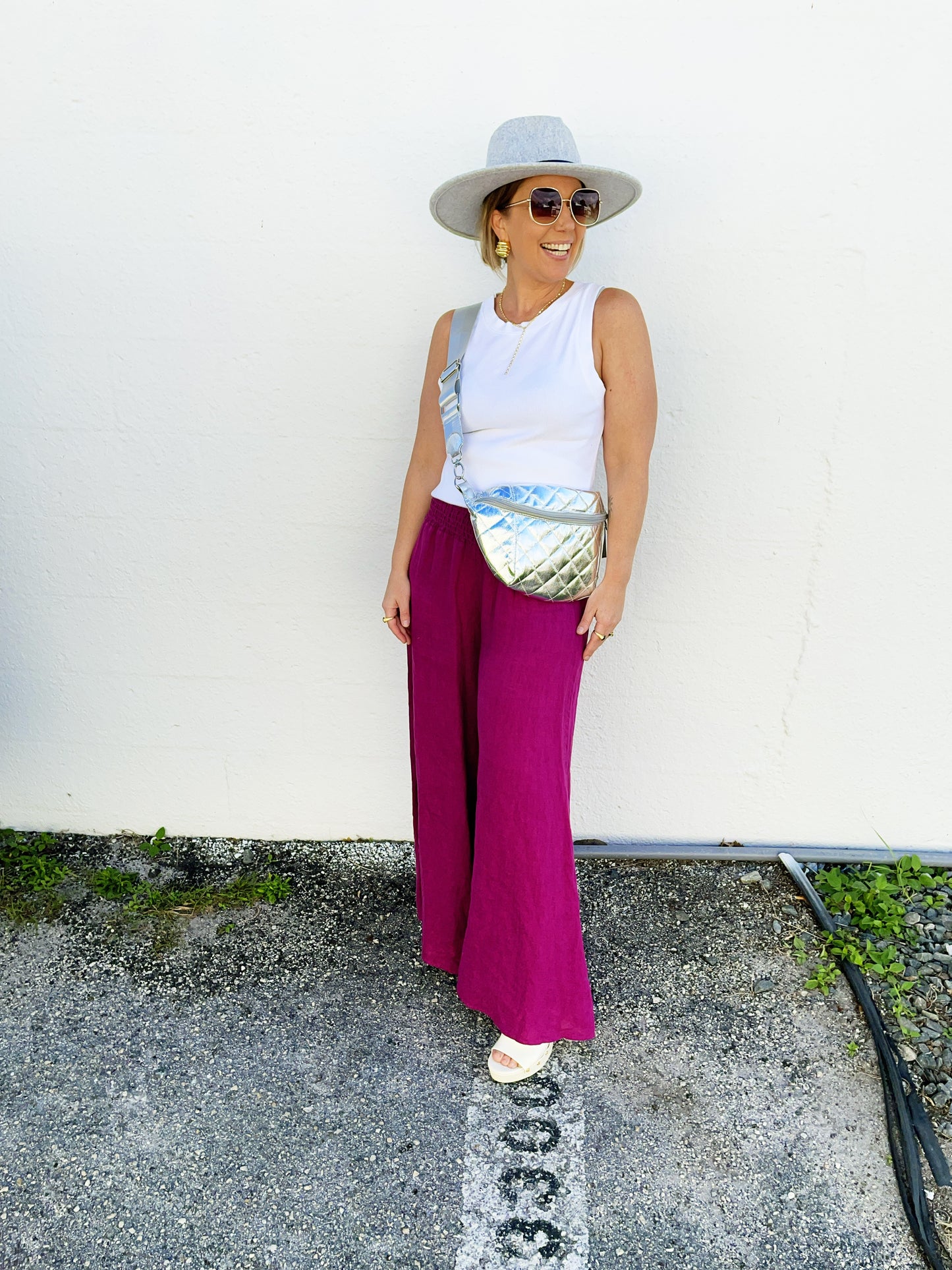 Emily Bum Bag Shine - FINAL SALE