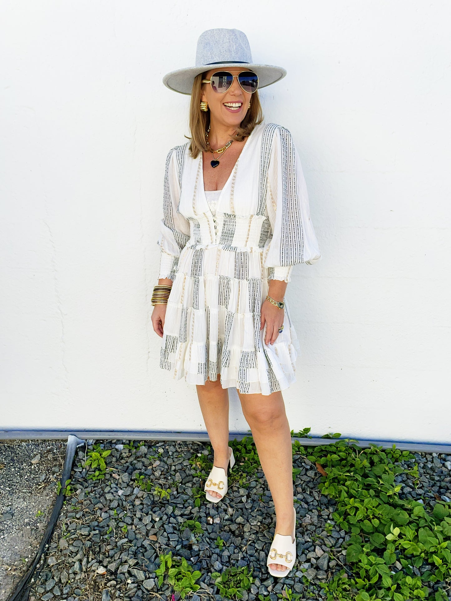 Seabrin Dress in White