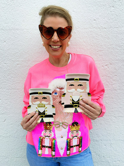 Small Nutcracker Dessert Plate (3 colors)