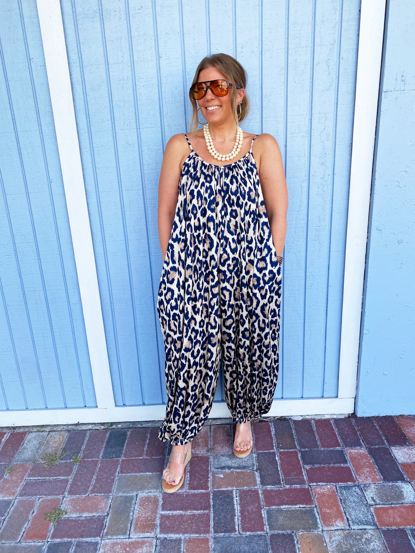 Nala Jumpsuit in Navy