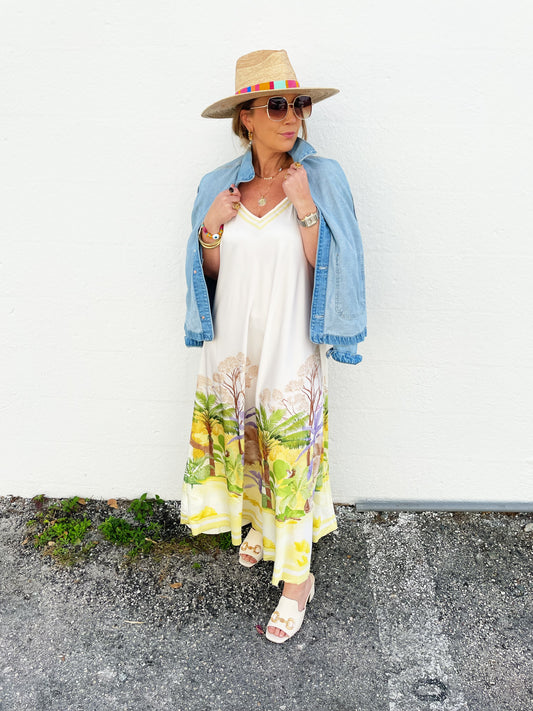 Meg Dress in Yellow