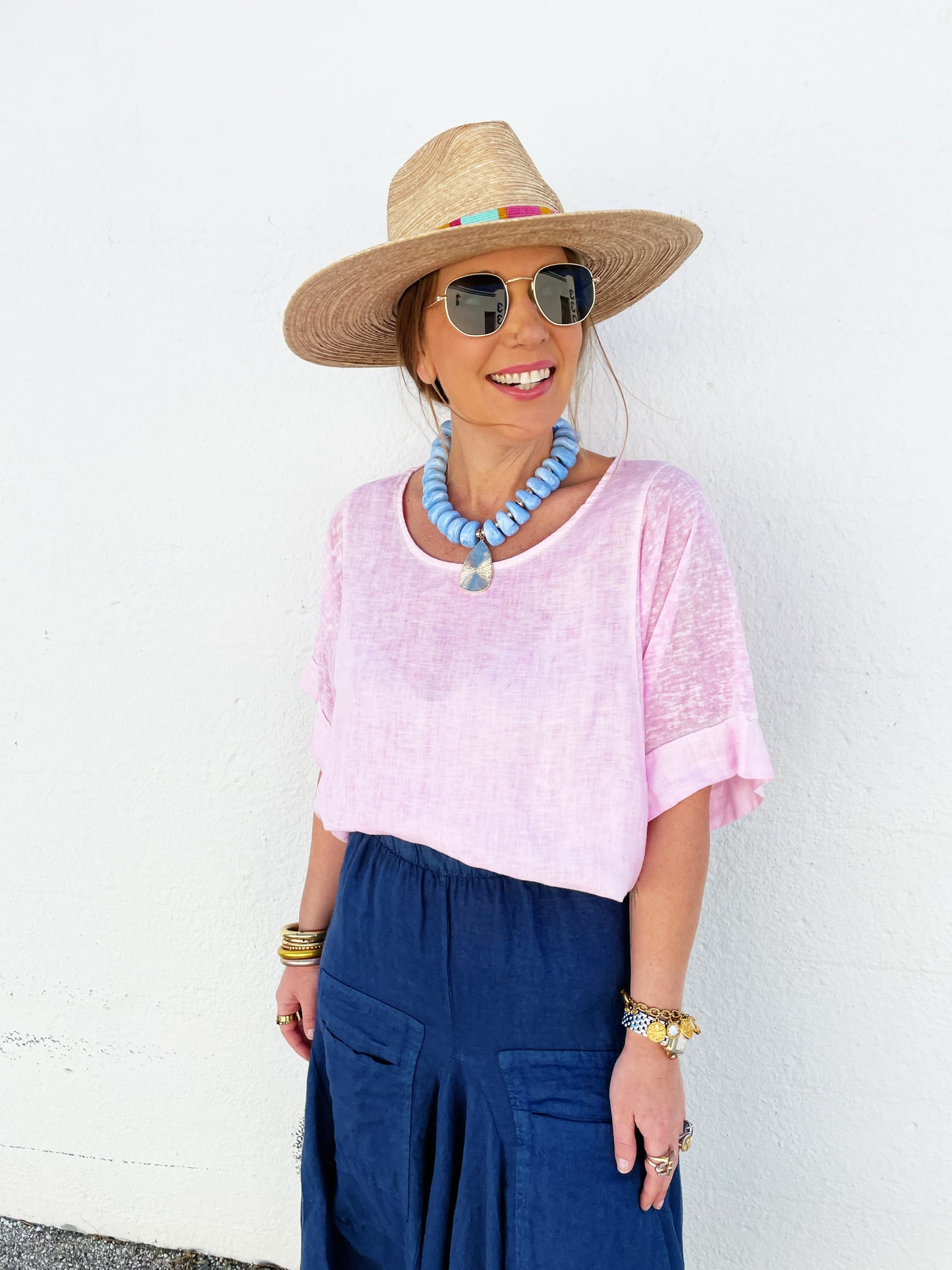 Veronica Top Pink