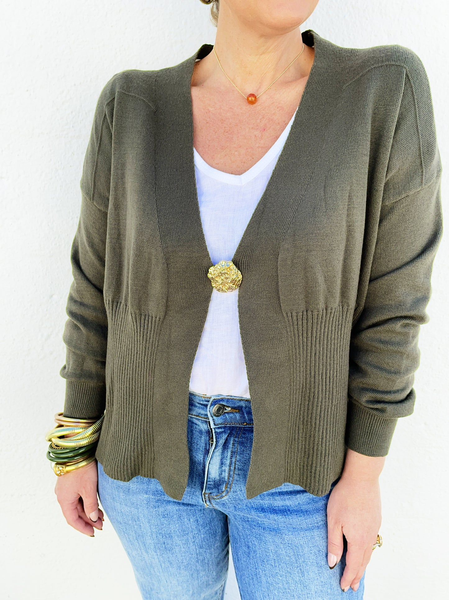 Aubrey Sweater in Olive