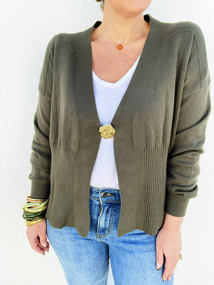 Aubrey Sweater in Olive