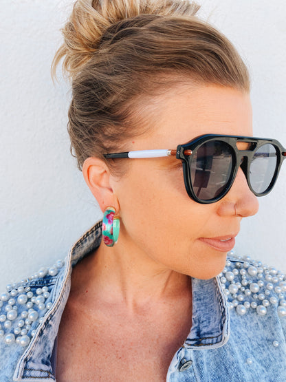 Peony Hoop *SAMPLE SALE * FINAL SALE