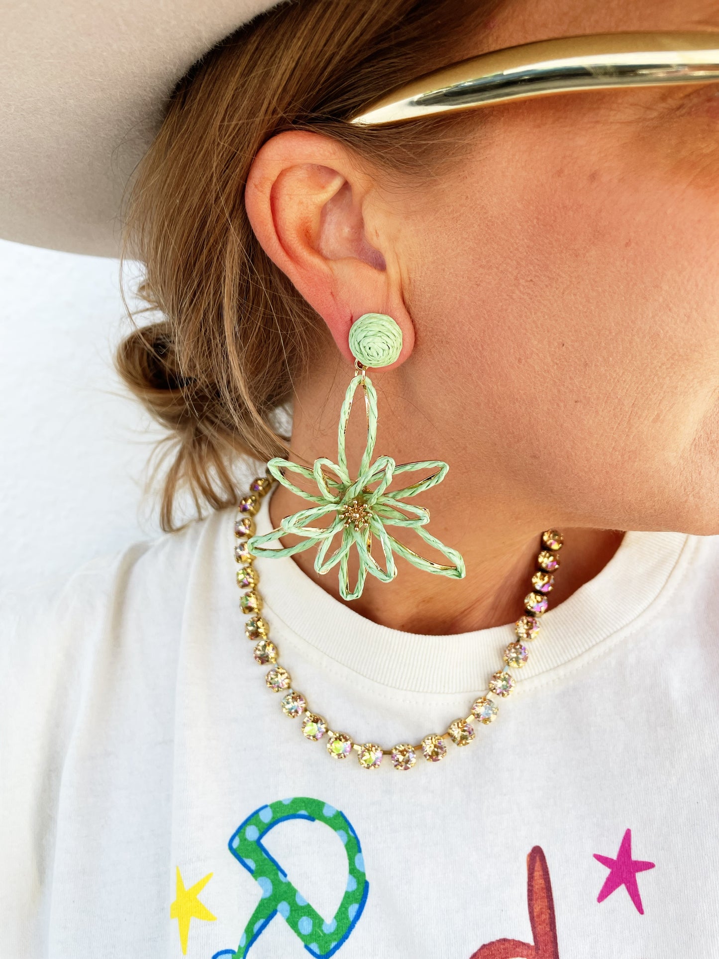 Gray Earrings