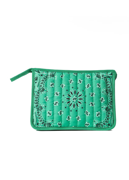 Beau Bandana Pouch Green