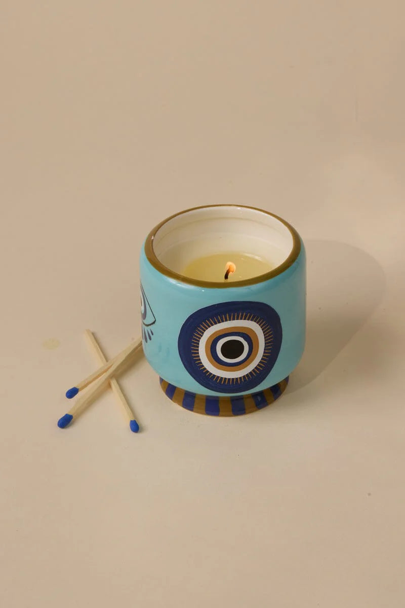 A Dopo "Evil Eye " Candle - Insense and Smoke