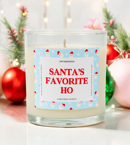 Santa’s Favorite Ho | Funny Christmas Candle