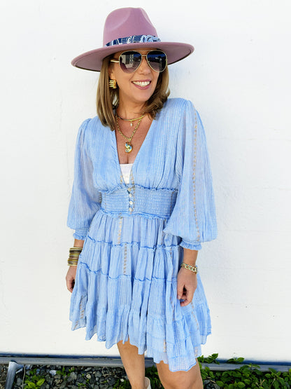 Seabrin Dress in Blue