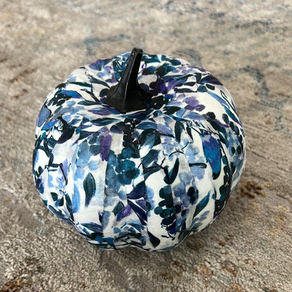 Blue & White Pumpkin Small