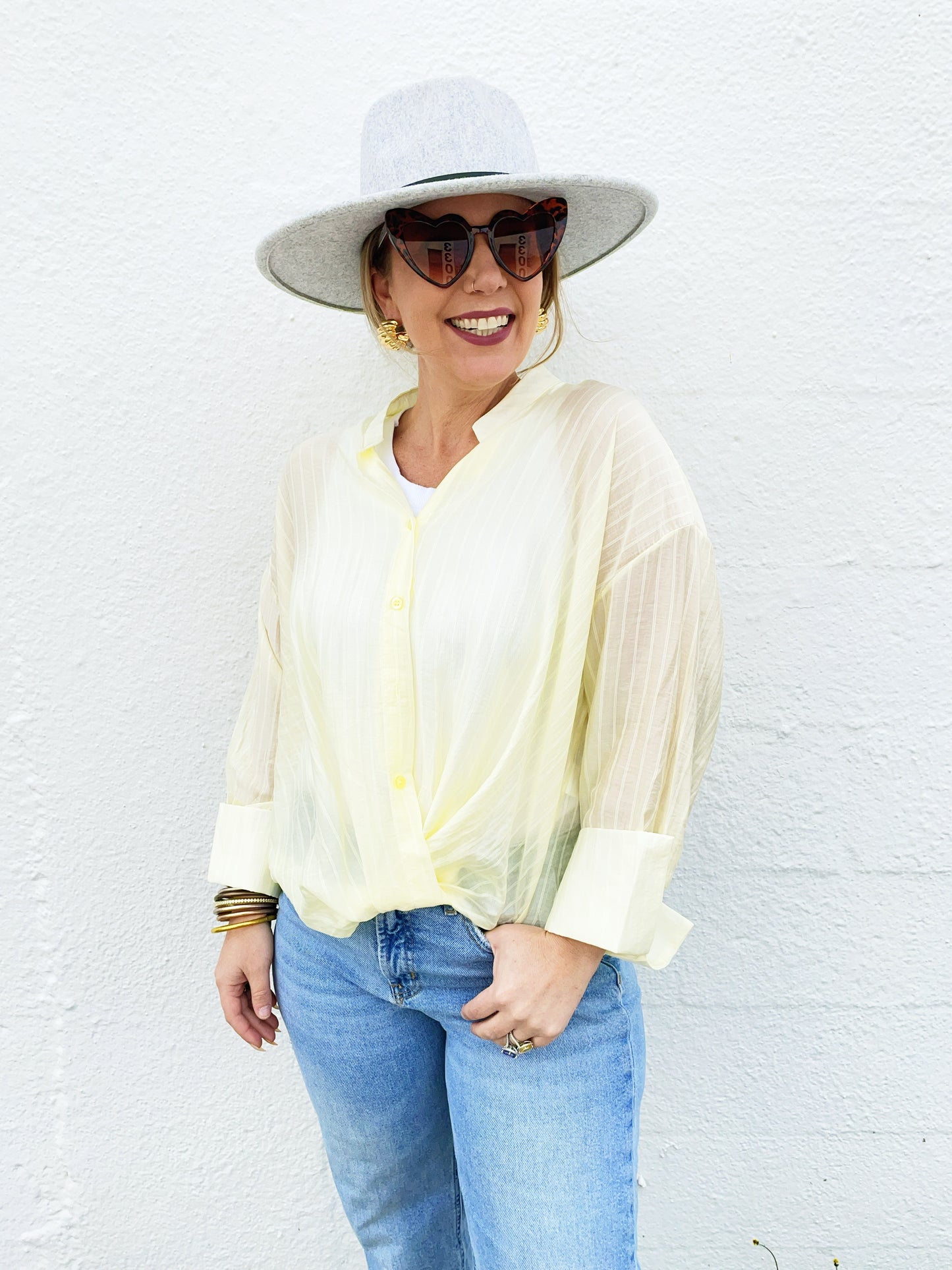 Suzanne Top in Yellow