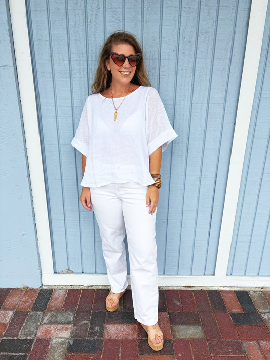 Juli Tee in White