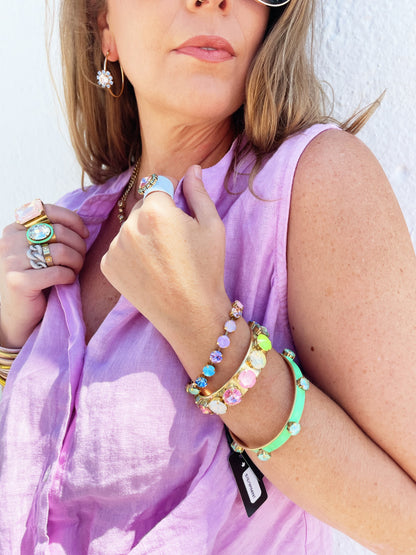 TOVA Keira Cuff in Fairy Dust (middle)