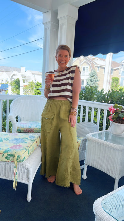 Melissa Linen Wide Leg Pant- 3 colors