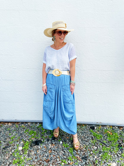 Pawley Skirt in Denim(s)