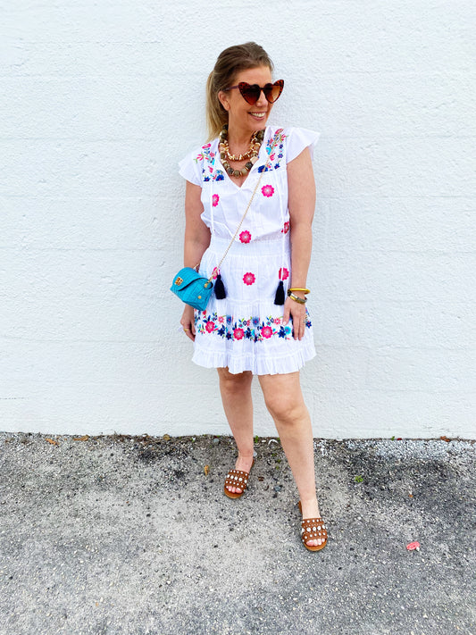 Charlotte Embroidered Dress *FINAL SALE
