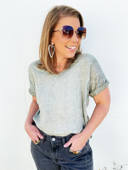 Jill Tee in Multiple Colors