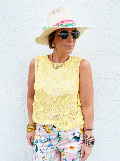Shana Tank in Yellow FINAL SALE