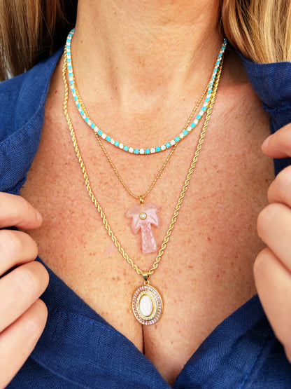 Our Lady of Guadalupe- Pink Stone