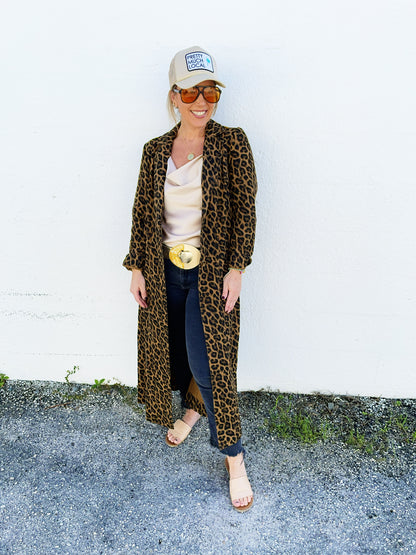 Leopard Long Jacket
