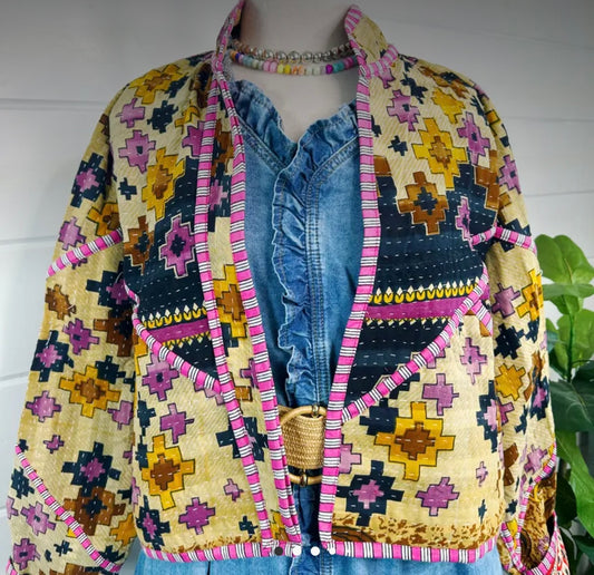 One Of A Kind Reversible Jacket- Finley