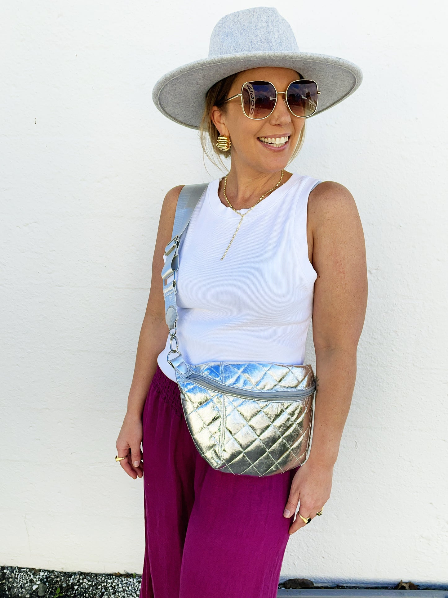 Emily Bum Bag Shine - FINAL SALE