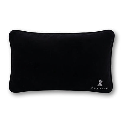 Dog Sits Here Needlepoint Pillow